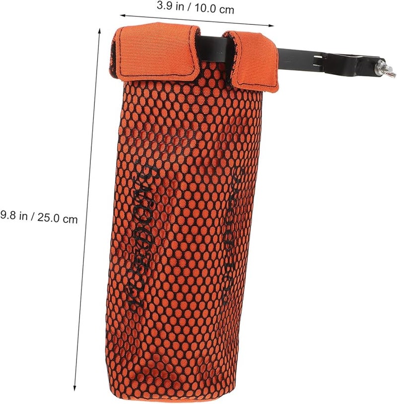 Wakauto Professional Drumstick Storage Bag Padded Portable Holder For Drummers Orange - Image 5